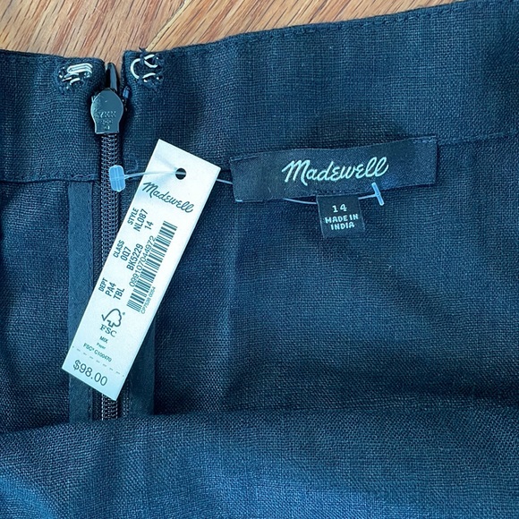 Madewell 100% Linen Goldie Mini Dress - Picture 4 of 11